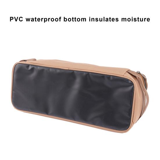 Camping Travel Cookware Organizer Bag Large Capacity Zipper Closure Waterproof Cooking Utensils Storage Pouch