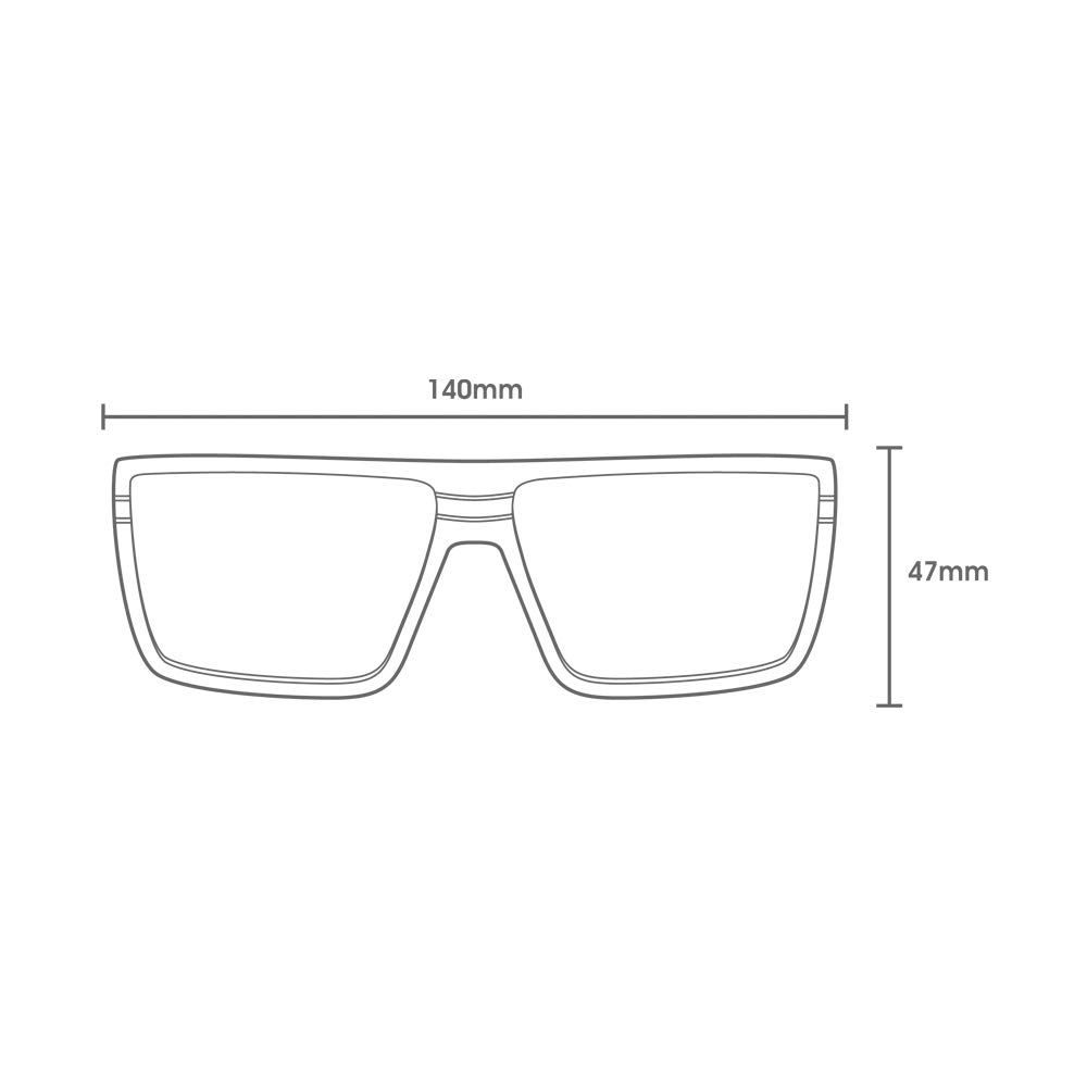 CARVE PORTO Swimming Goggles with Polarized Black Lenses,