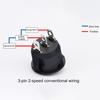 10Pcs KCD1-105 Rocker Switch Boat Shaped 2/3Pin 10A/125V 6A/250V Round Car Boat Household Appliances Lamp On-off Toggle Switch Replacement