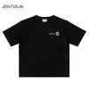 Harajuku Mens TShirt Y2k Black Style Letter Print Tshirt Fashion Oversized Tops Gothic Graphic Tees Summer Streetwear Clothing