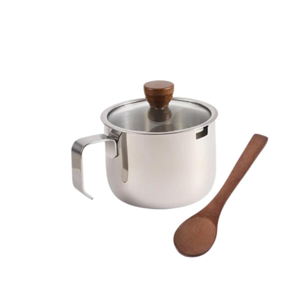 Dust-proof Stainless Steel Seasoning Jar Set Moisture-proof Spice Organizer Sugar Silver 1 Grid