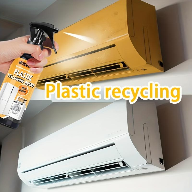 Plastic Yellowing Spray,Air Conditione Pane Repair Liquid,Oxidized Lampshad Restorer,Home Maintenanc Tool,Durable Plastic Bottle