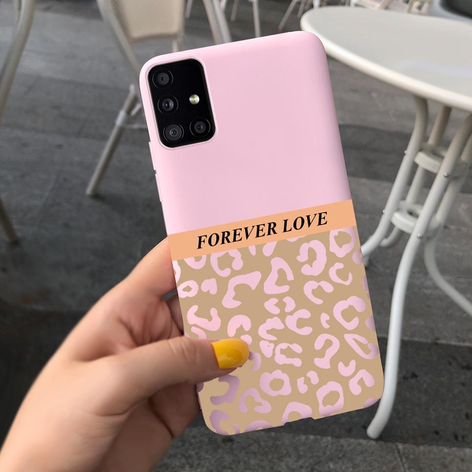 Soft Cover For Samsung Galaxy M51 M31 M21 Shockproof Protection Cases Shell Samsung M21 M31 M 51 Candy Matte Cute Bumper Etui