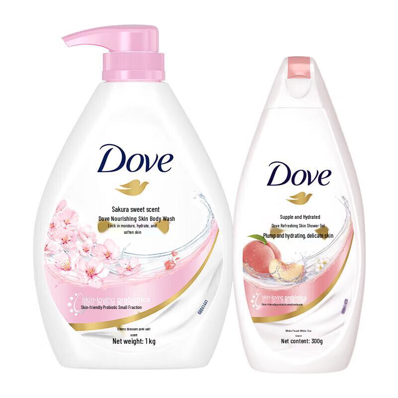 Набор питательных гелей для душа Dove Цветок вишни
