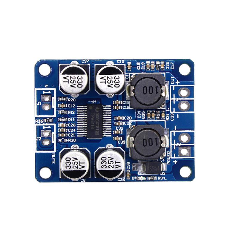 Tzt Dc 12V-24V Tpa3118 60W Mono Digital Audio Leistungsverstärker 1X60W Platine Amp Modul Pbtl Digitales Audio Verstärkermodul