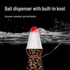 Rope Fishing Kit: Fixed-Point Bait Dispenser, Hand Rod, Float, Bait Cage, Raft Fishing Gear, Auto-Sink Bait Caster.