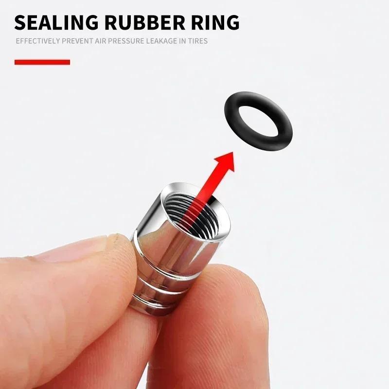 Car Stickers For Alfa Romeo 4Pcs Car Tire Cover Valve Leak-proof Cap For Alfa Romeo 146 147 155 156 159 Stelvio Giulia Giulietta
