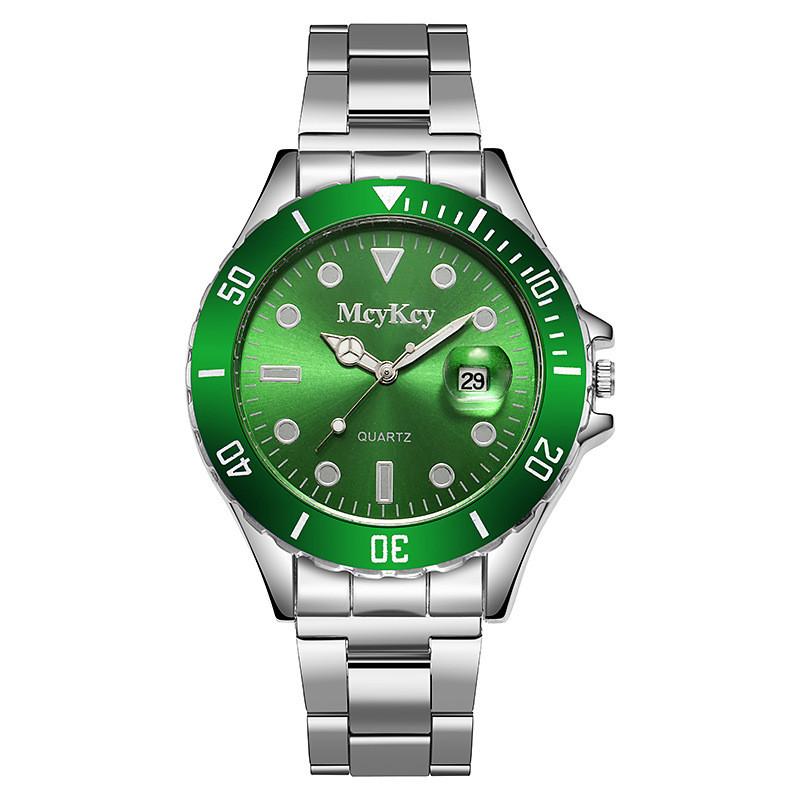 Mens Quartz Watch With Calendar Function And Alloy Band For Daily Casual Wear