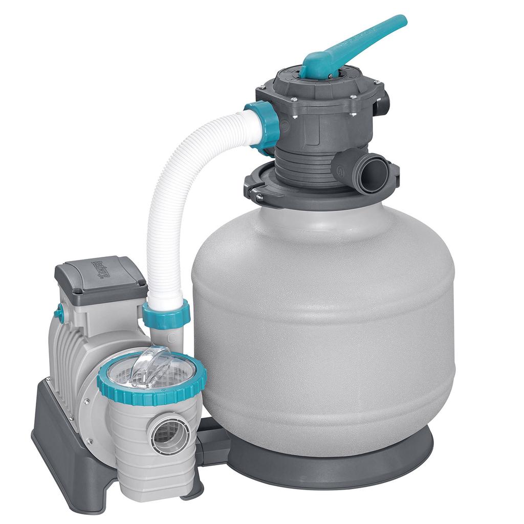 Bestway 58486 11355 L/H Pool-Sandpumpe + Filterbälle