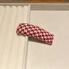 Burgundy bangs bb clip women's forehead broken hair side hairpin advanced sense back head broken hair clip temperament headgear
