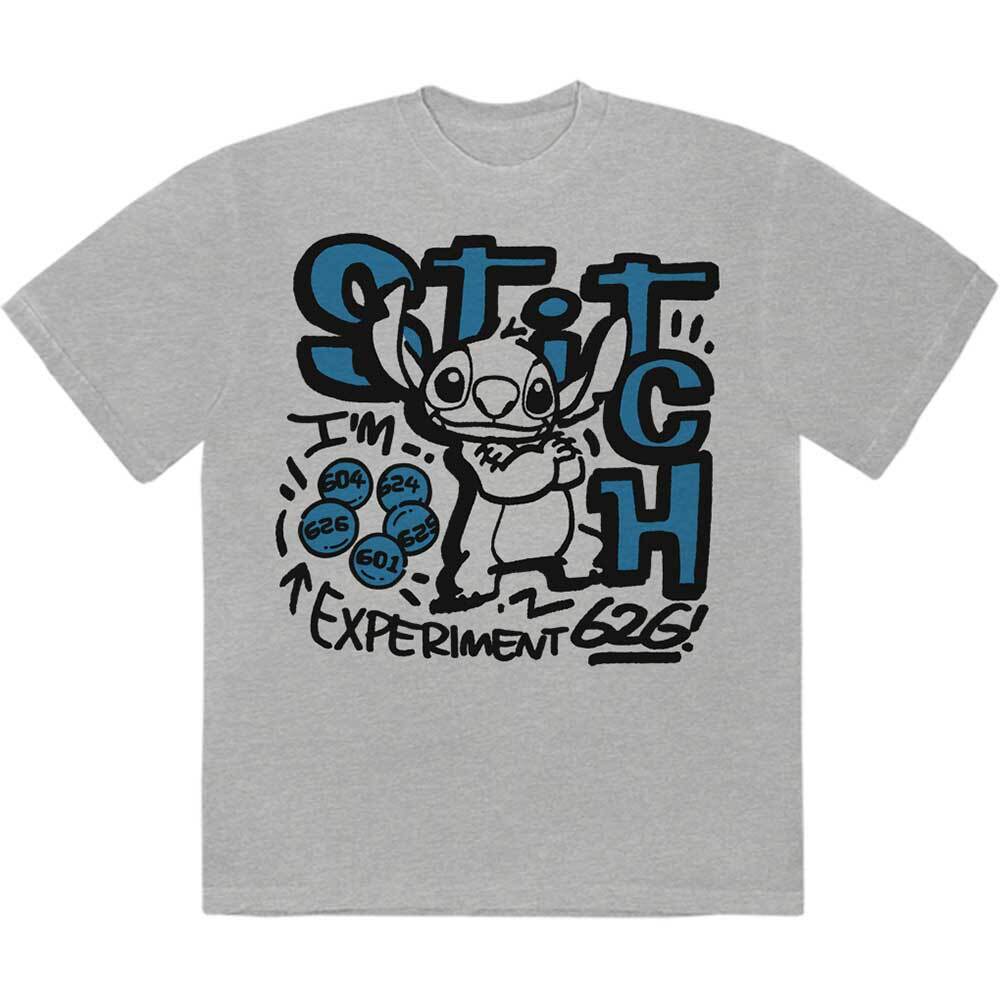 Disney Lilo  StitchStitch Experiment T-Shirt Grey New Unisex T-Shirt XXXXL