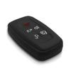 KEYYOU 5 Button Silicone Car Key Case For Land Rover Discovery 4 Range Rover Sport Vouge 2009-2012 LR4 Evoque