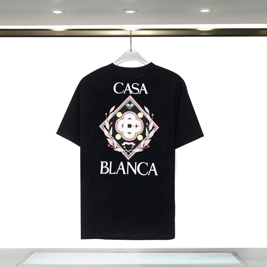 Cross-border Casablanca Summer New Casablanca Tropical Wind Summer Fruit Print Loose Short-sleeved T-shirt