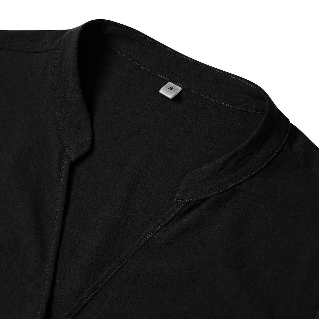 Herbst- und Winter Damen Casual V-Ausschnitt Einfarbig Lockerer Rollsaum Langarm Oberteil