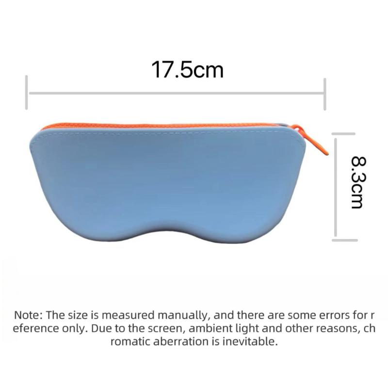 Tragbare Silikon-Brillentasche Sonnenbrillen-Schutzhülle Aufbewahrungstasche Wasserdicht Kurzsichtigkeits-Brillentasche