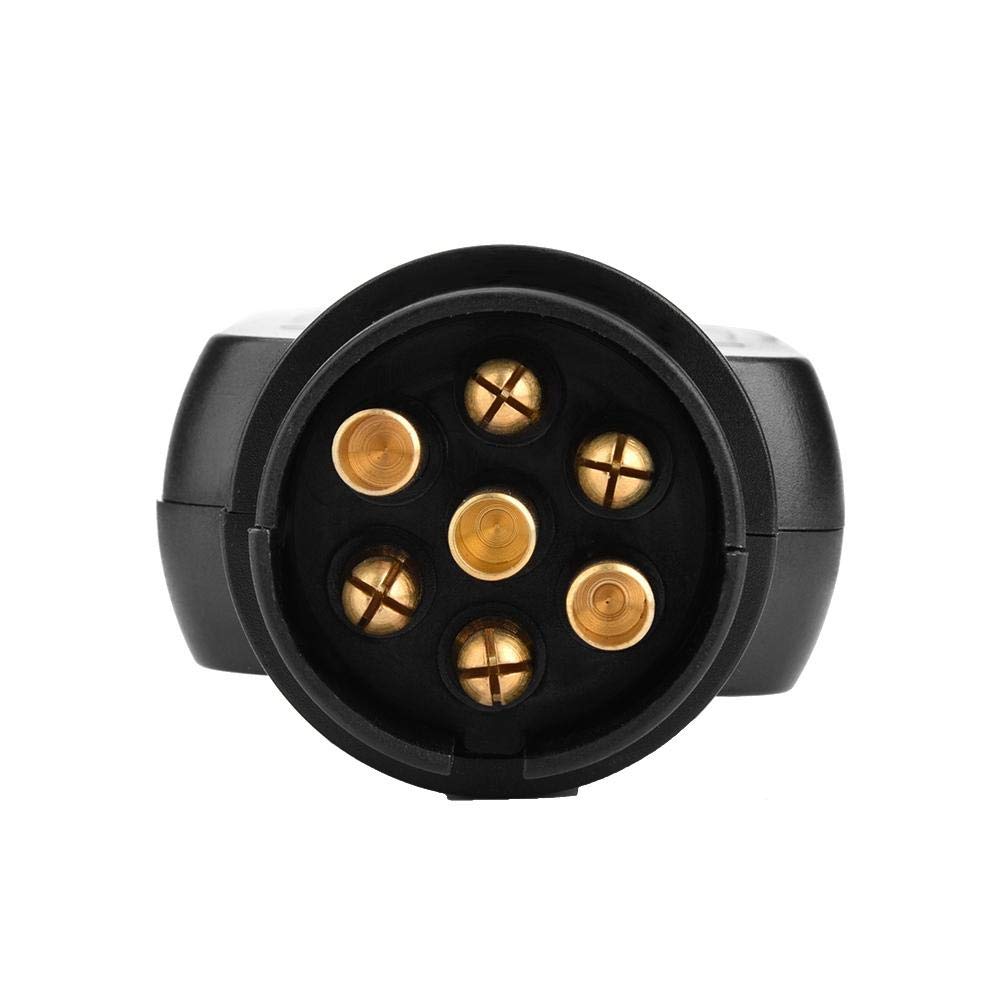 Trailer Light Tester Plug,12V 7Pin/13Pin Trailer Socket Tester, Towing Light Wiring Cable Circuit Plug Socket Tester Diagnostic Tool for Auto