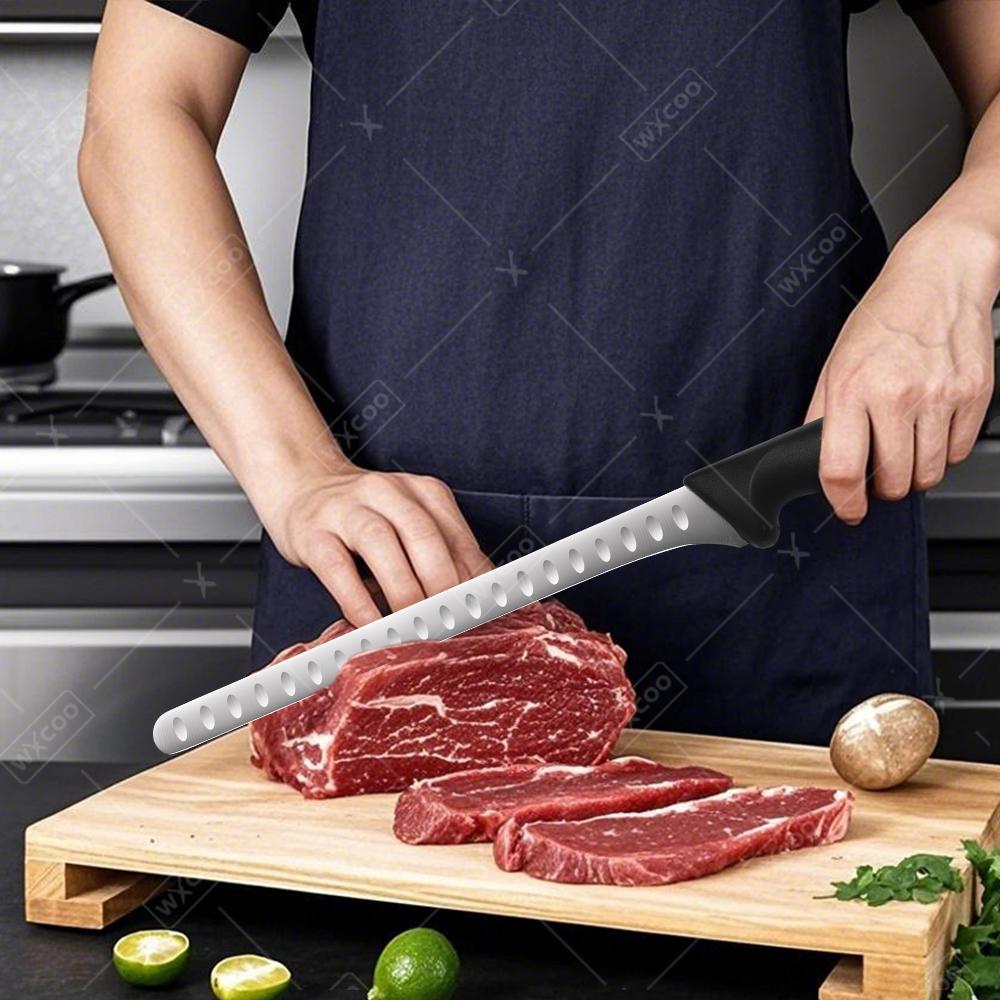 WXCOO Hand Forged Kitchen Knife Multifunctional Ham Slicing Knife Versatile Knife Meat Fruit Cutting for Cooking Household