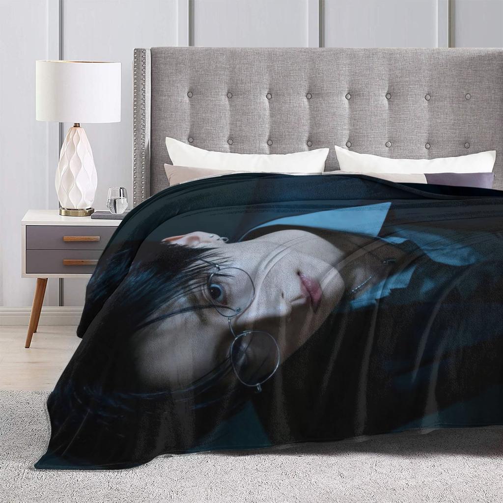 Ald1 Sangwon Soft Blanket  Novelty Travel Office Throw Blanket Bedroom Flannel Bedspread Sofa Bed Cover