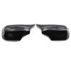 Rearview Mirror Cover Cap Carbon Fiber / Black For BMW E46 E39 4door 325i 330i 525i 530i 540i 1998 1999 2000 2001 2002-2005