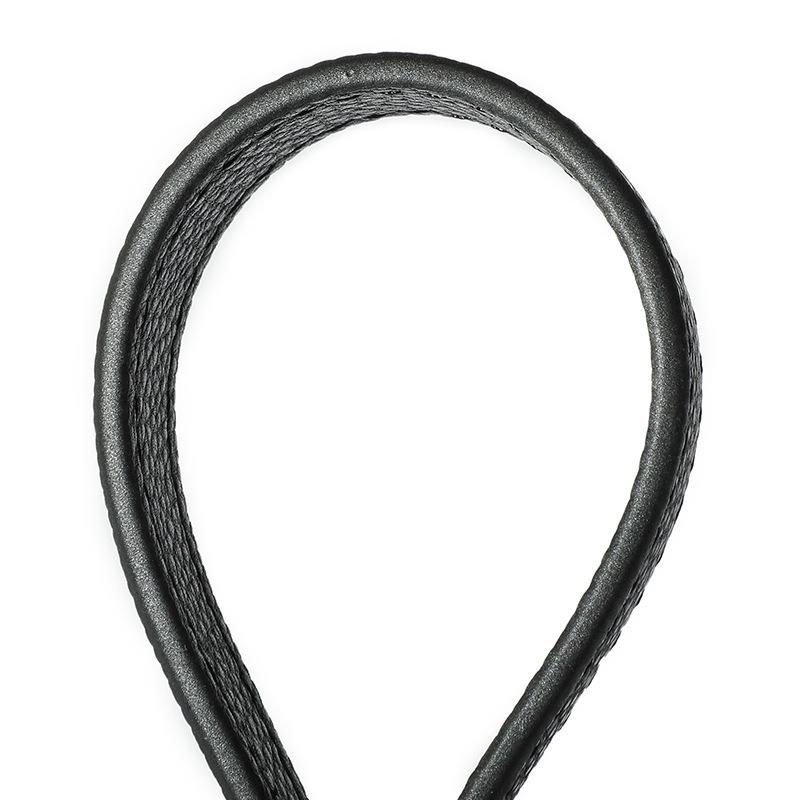 Litschi-Narben-Handtaschenriemen: Einzelschulter & Doppelring-Hardware