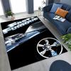 Alfombra Decorativa Rápida y Furiosa X Dominic Art para Dormitorio Sala de Estar Sofá Hogar Felpudo, Alfombrilla de Suelo Grande Antideslizante para Niños