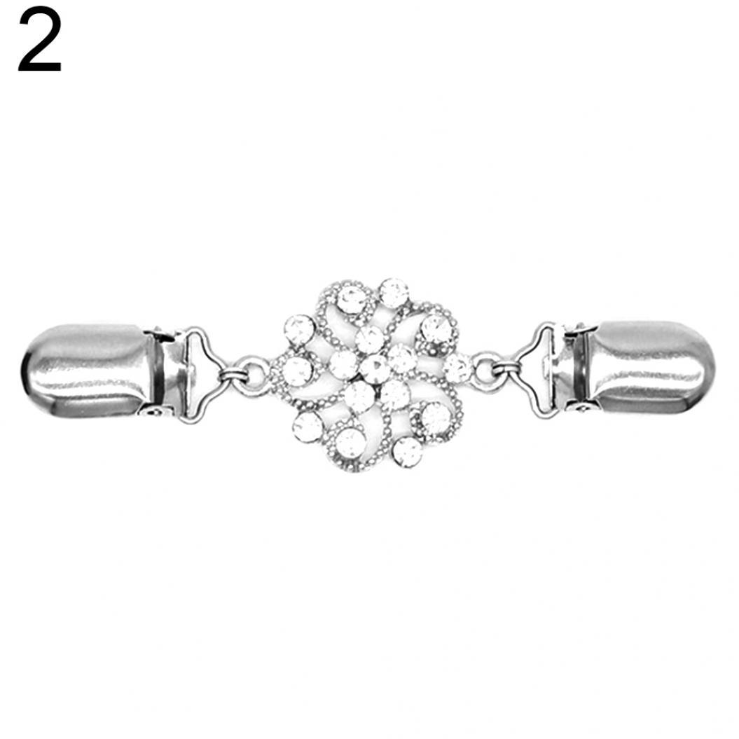 

Винтажный кардиган из сплава с цветочным принтом, женское платье, воротник-свитер, зажим для одежды