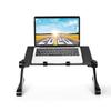 Folding Table Laptop Desk USB Portable Aluminum Alloy Adjustable Notebook Stand for Bed Sofa Laptop Table Home Office Computer Desk