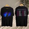 2025 Lenny Kravitz T-Shirt, Lenny Kravitz Blue Electric Light Tour T-Shirt
