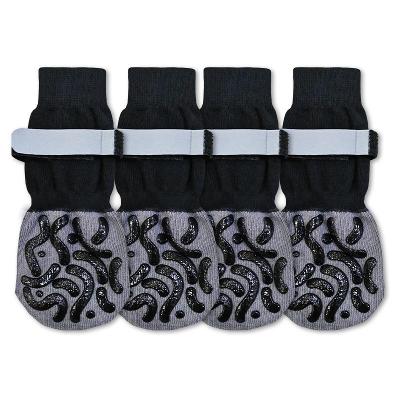Calcetines Silenciosos Antideslizantes de Animales para Perros Medianos y Grandes Transpirables Zapatos para Perros para Exteriores Protectores de Patas Anti-Suciedad Uso en Todas las Estaciones