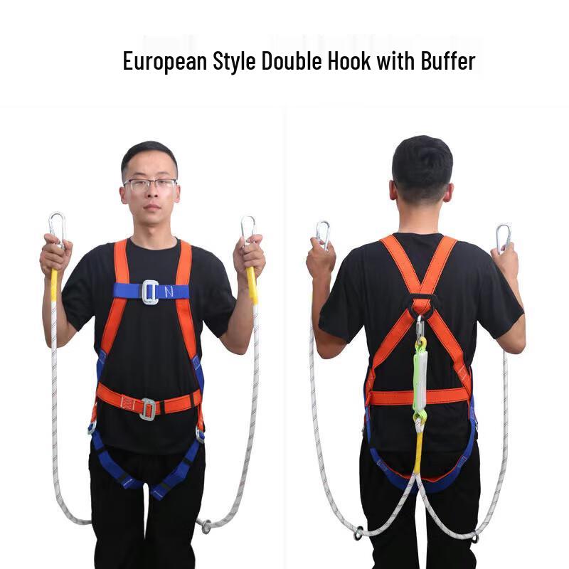 Shixun Climbing Safety Rope with Double Hooks