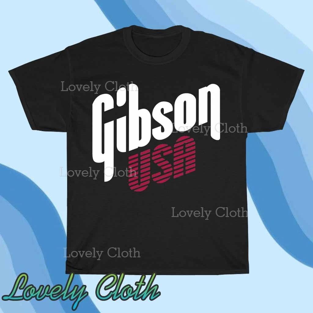 

Gibson USA men s Logo TEE T-Shirt Funny American Size S to 5XL T-Shirt M