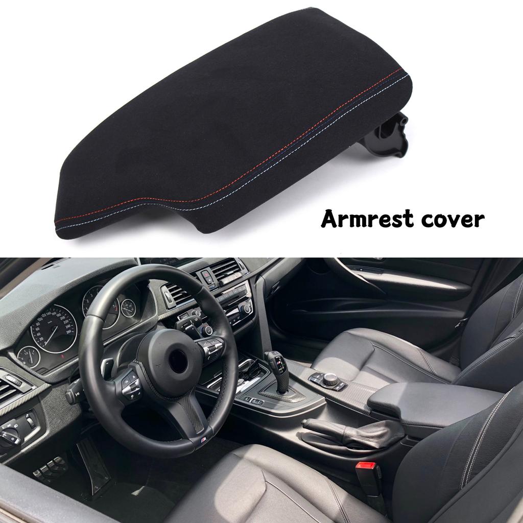 Armrest Cover for F30 2013-2019 51169235453 51169285139 51169235431 Center Console Armrest Box Pad Covers Trim