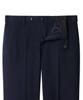 Musinsa Standard Heavyweight Fleece-Lined Tapered Hidden Elastic Waist Length Slacks [Navy]
