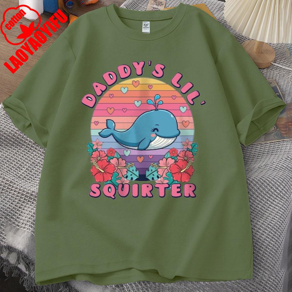 Daddy's Lil Squirter Shirt Inappropriate Tee Exchange Funny Bachelorette Party Gift Meme Shirt Girls Trip Adult Humor Tee