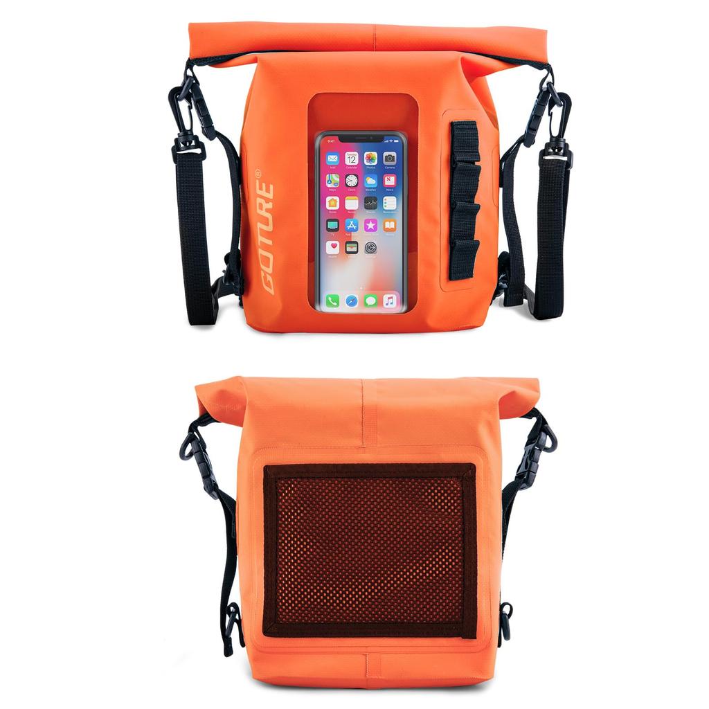 Goture Dry Bag Waterproof Bag Smartphone Waterproof Pouch 5L Orange Waterproof Pouch Pool Bag Waterproof Bag Lightweight Small Item Storage New