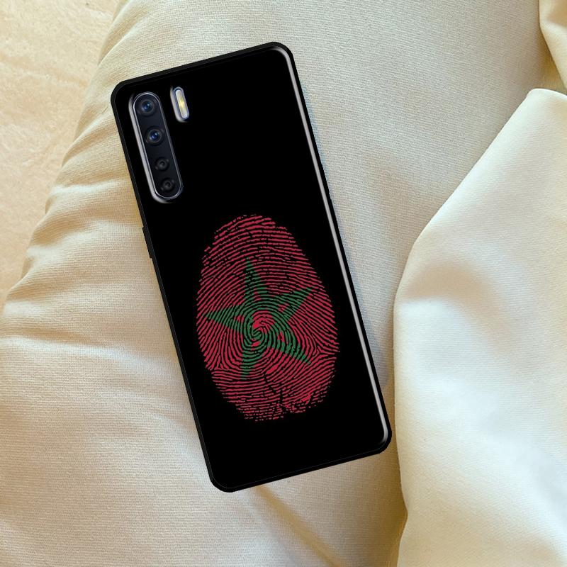 Marokko Karte Flagge Für OPPO A74 A54 A94 A15 A17 A77 A79 A58 A78 A98 A5 A9 A16 A76 A96 A52 A72 A53S A57S Hülle