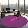 Formula 1 (28) Round Office Rug Decorative Floor Rug for Office Bedroom Living Room and Home Space