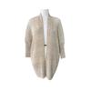 Pleats Open Long Cardigan 451 466