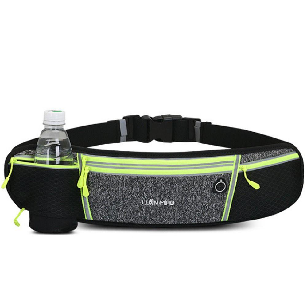 With Bottle Bag Marathon Running Bag Hydration Belt Bottle Sports Phone Bag  Men Women