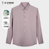 Men's Business Dress Shirt with Mulberry Silk Embroidery