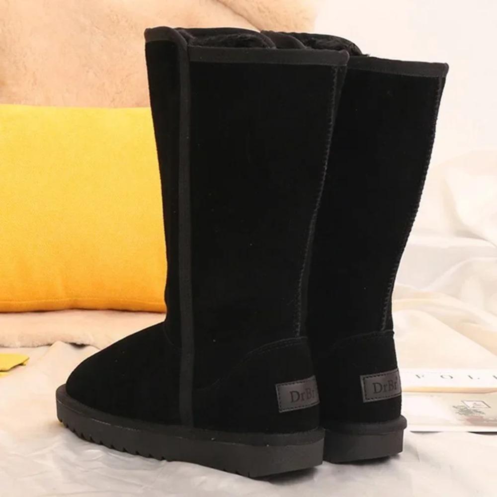 Women Classic Ladies Girls Winter Snow Boots  Waterproof Warm Genuine Leather Fur Australia Plus Velvet Knee High  Winter