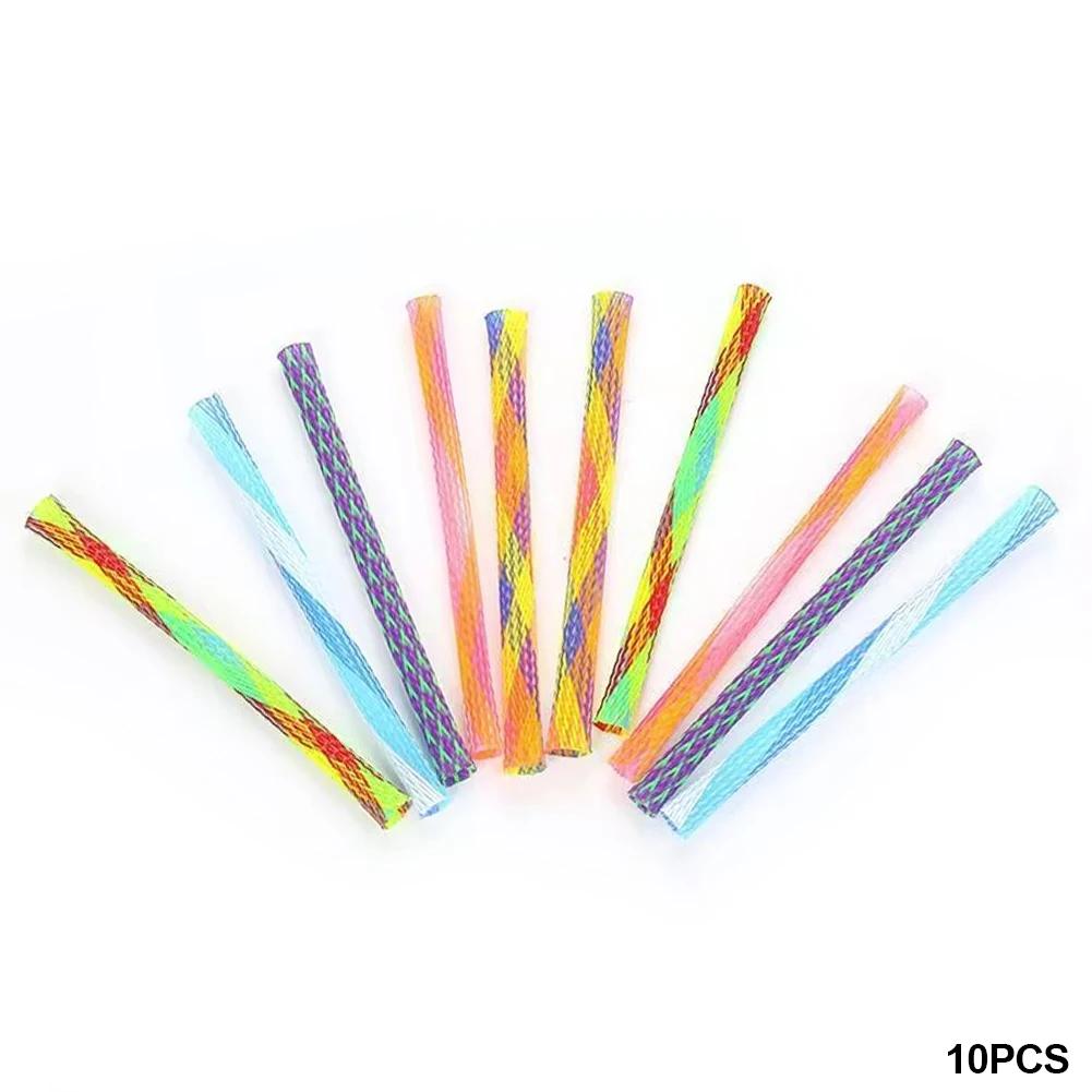 

10 весенних игрушек для кошек, свободно складная пружинная форма, разноцветные прыгающие игрушки для котят, интерактивные игрушки для кошек, товары для домашних животных