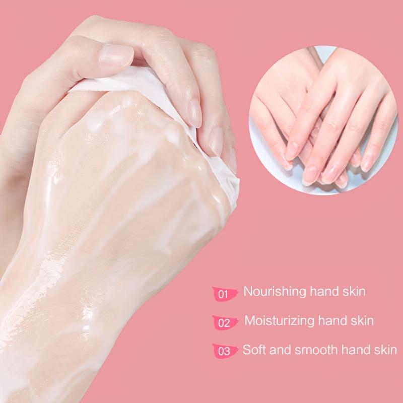 Transparente Katzenkrallen-Handmaske mit Niacinamid, 10 Paar