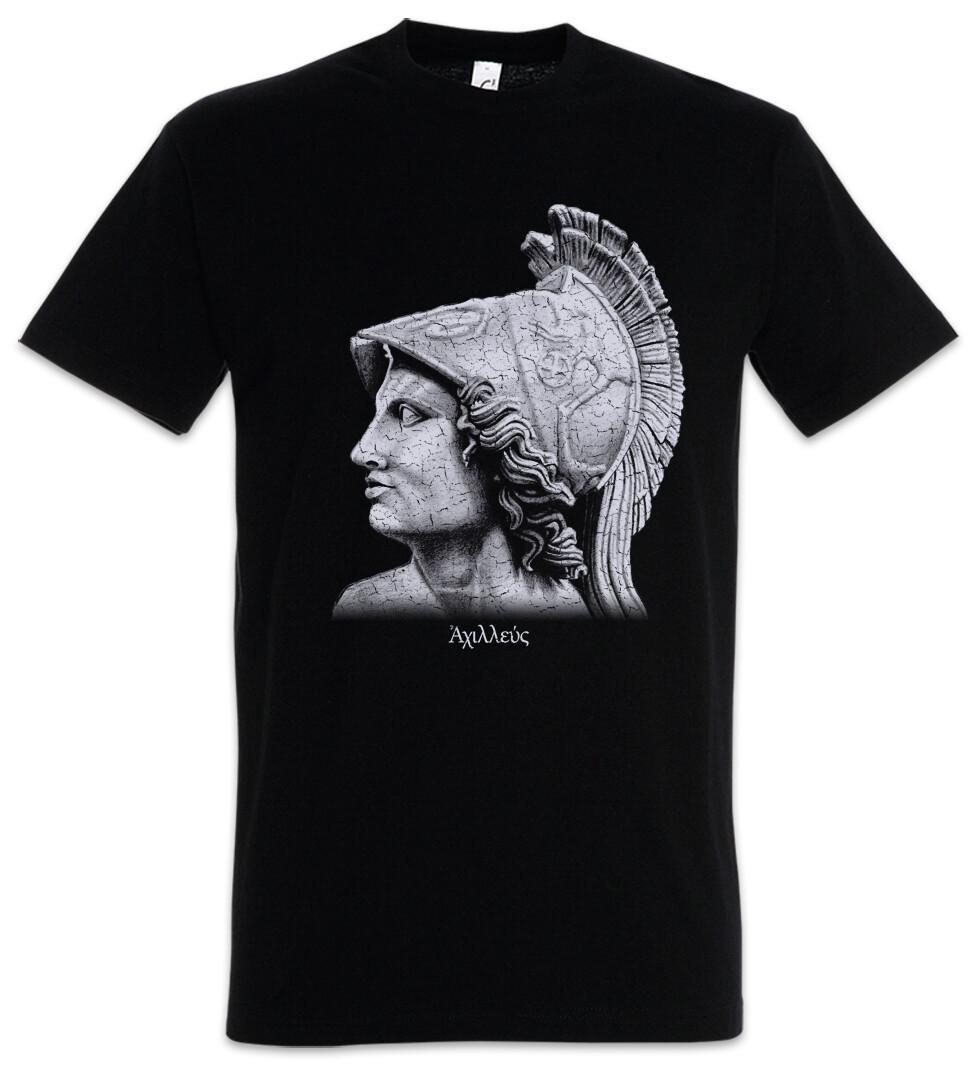 Achilles Portrait T-Shirt Greece Greek God Achill Achilleus Troy Picture XL