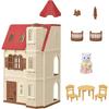 EPOCH Sylvanian Families House with Red Roof and Elevator Playset