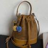 Go Out Handbag Women's New Fashion Retro Shoulder Bag Commuter Messenger Bag Bucket Bag