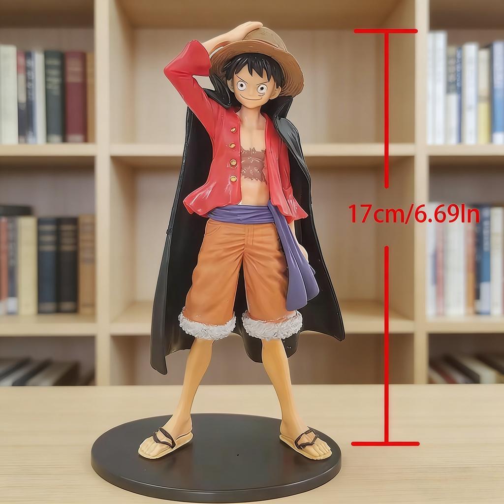 Spot One Piece Straw Hat Kid Treasure Hunt Cloak Luffy Ornament Handmade Model Birthday Surprise Gift Ornament
