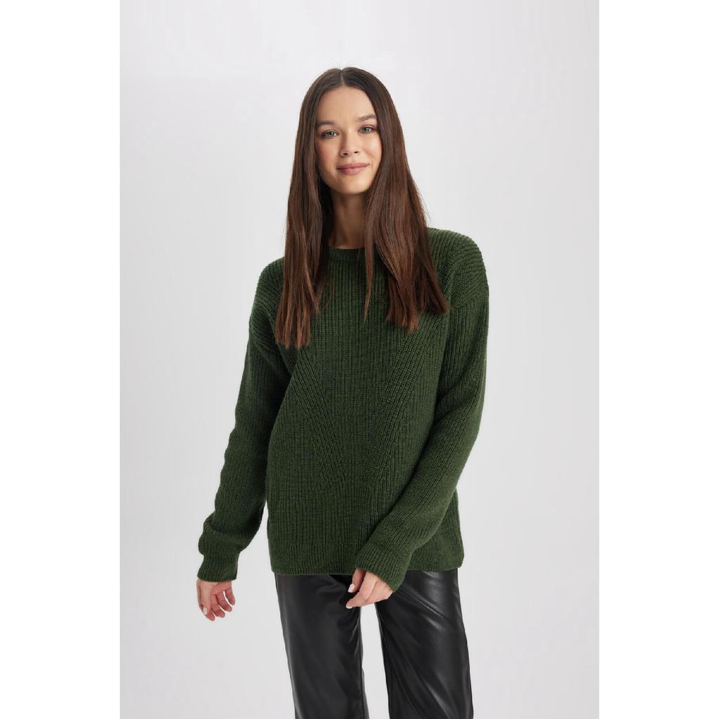 Svetr Regular Fit Crew Neck Neck