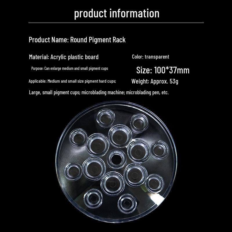 

Подставка-органайзер для пигментов для перманентного макияжа и держатель для чашечек