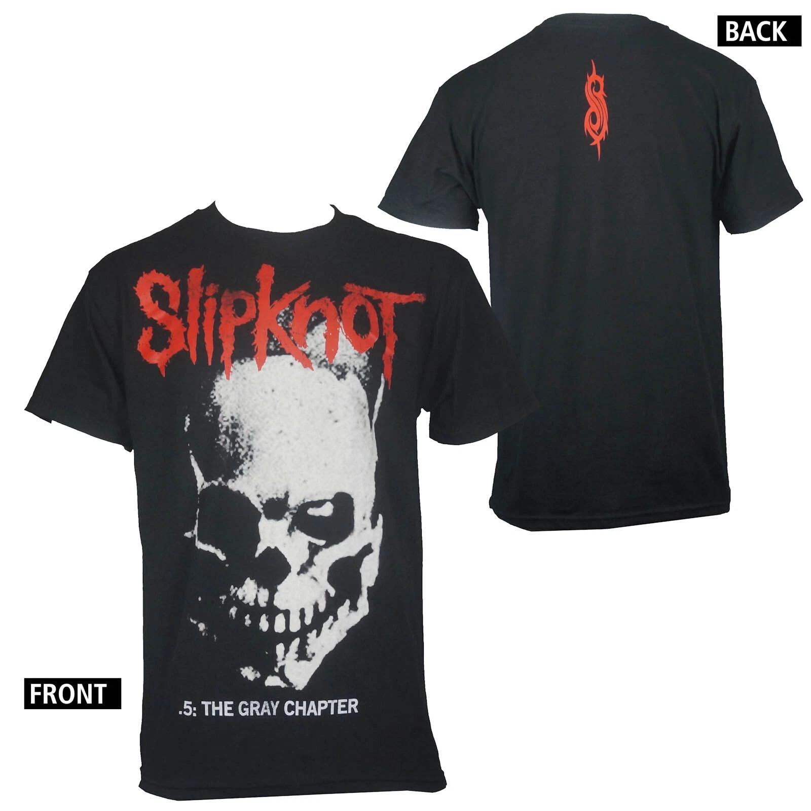 SLIPKNOT Skull And Tribal Gray Chapter Logo T-Shirt S-2XL NEW XXXXL